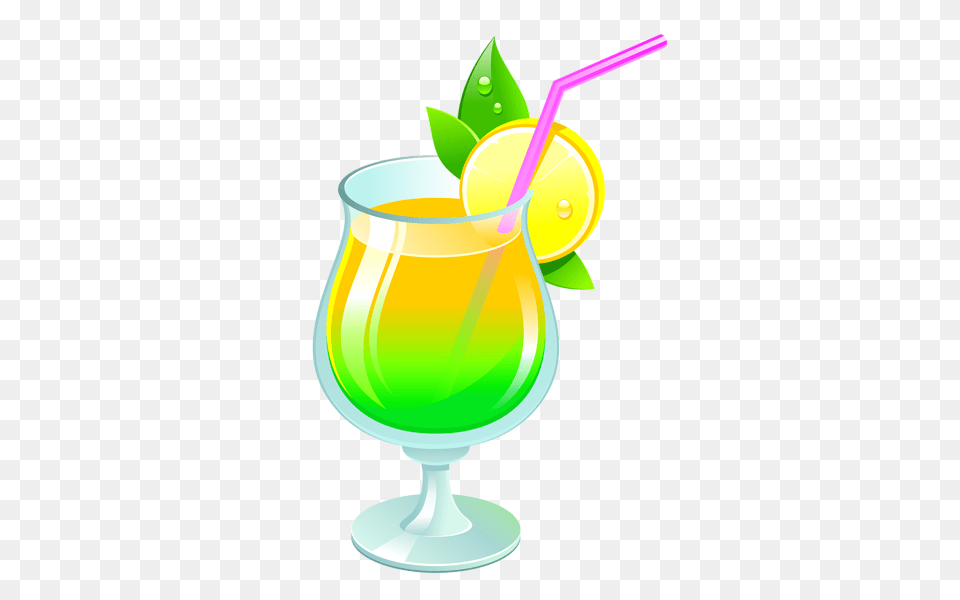 Summer Vacation Clip Art, Alcohol, Beverage, Cocktail, Mojito Free Png Download