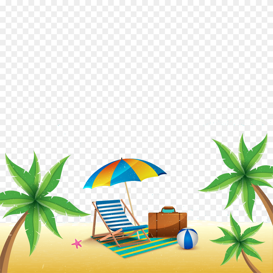 Summer Vector Clipart, Chair, Furniture, Accessories, Outdoors Png Image