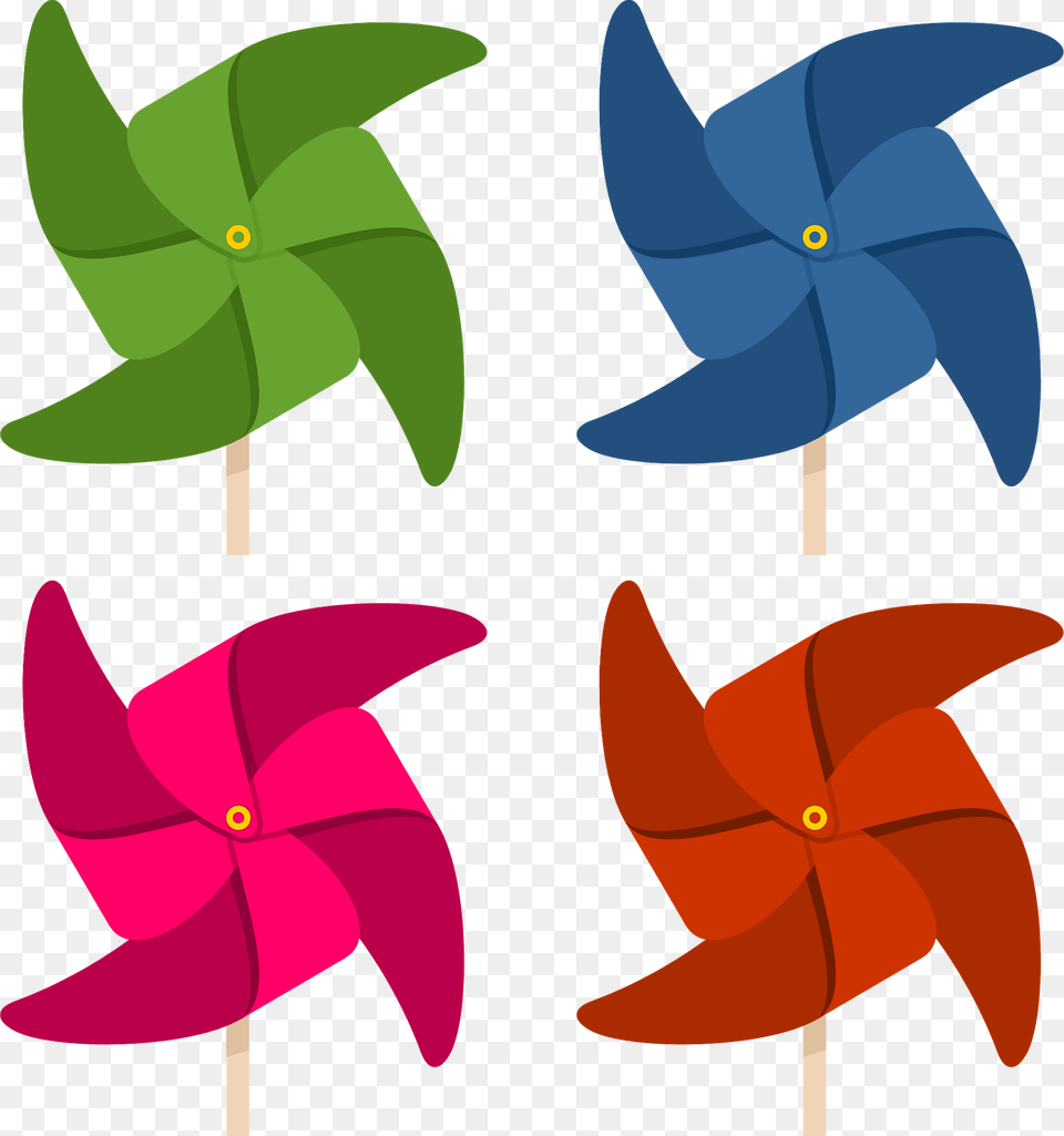 Summer Windmills Clipart, Art, Paper, Origami Free Transparent Png