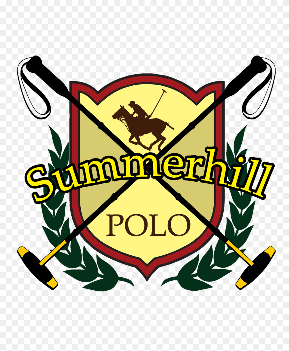 Summerhill Polo, Logo, Emblem, Symbol, Person Free Png Download
