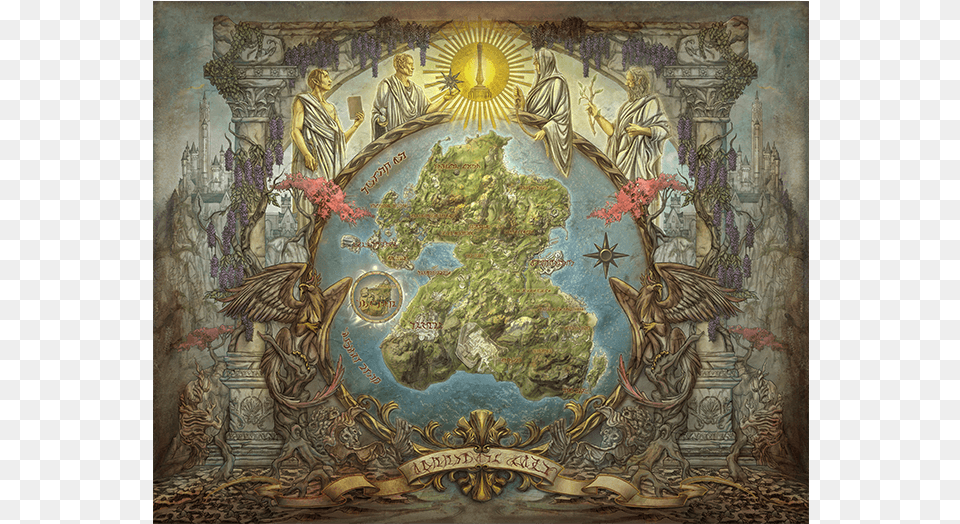 Summerset Collector39s Edition Map, Art, Painting, Person, Adult Png Image