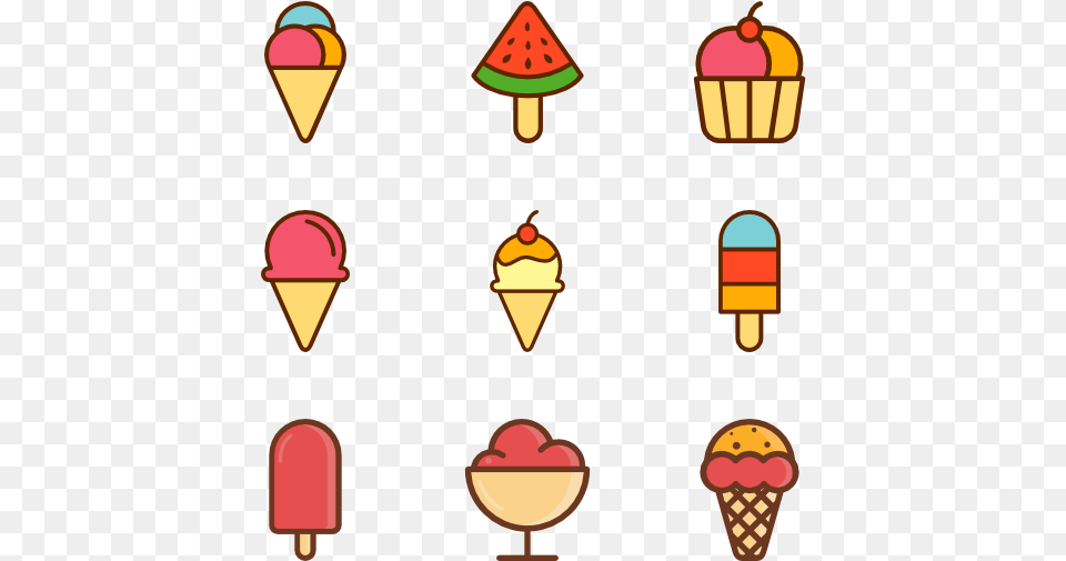 Summertime Cream Icon Ice Cream Transparent Icons, Dessert, Food, Ice Cream Png Image