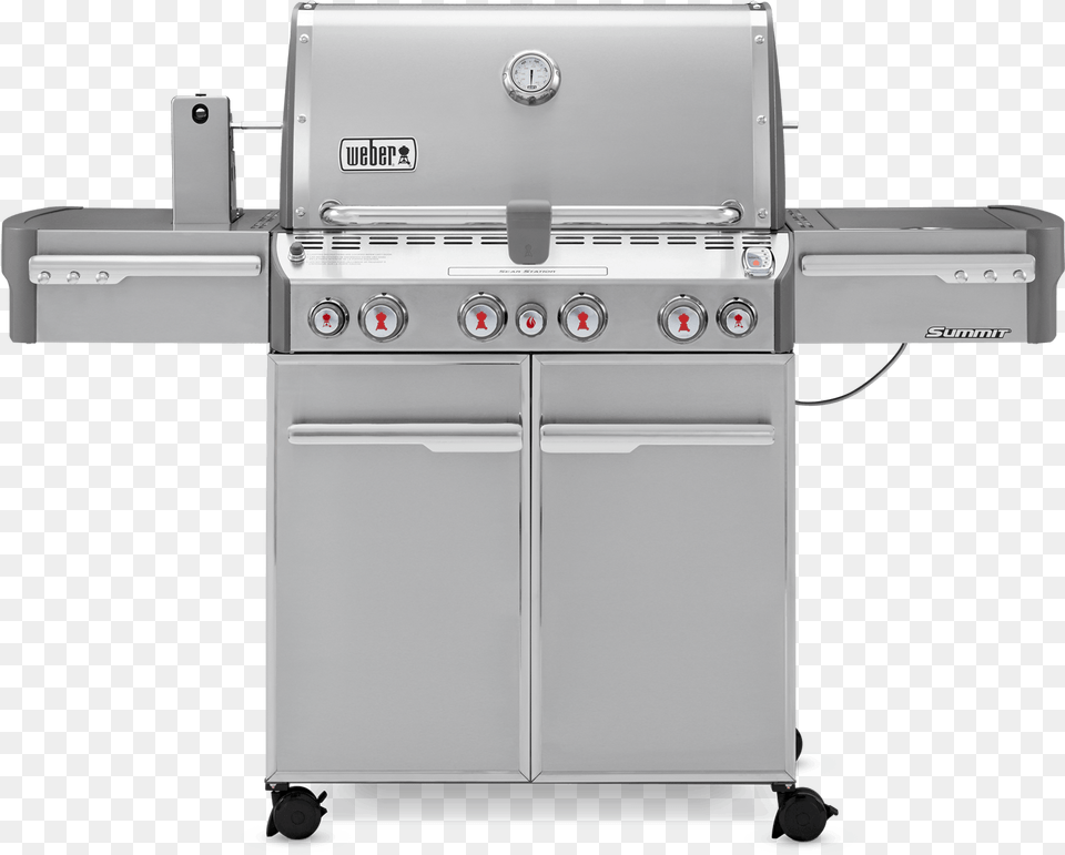 Summit S 470 Gas Grill Weber Gas Barbecue Summit S 670 Gbs Stainless, Appliance, Device, Electrical Device, Burner Png Image