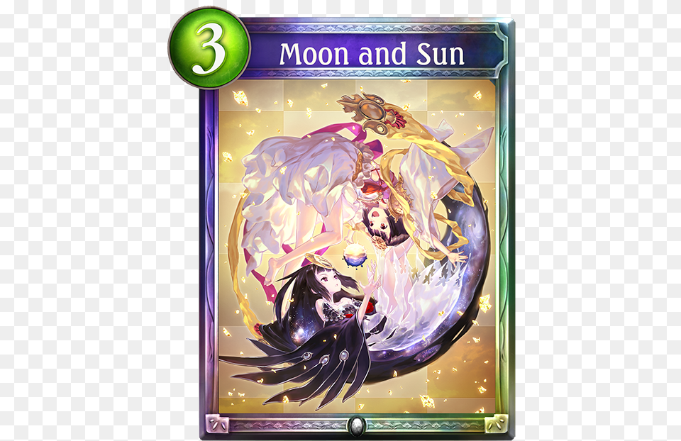 Summon Either An Amaterasu Or A Tsukuyomi Moon And Sun Shadowverse, Book, Comics, Publication Free Png