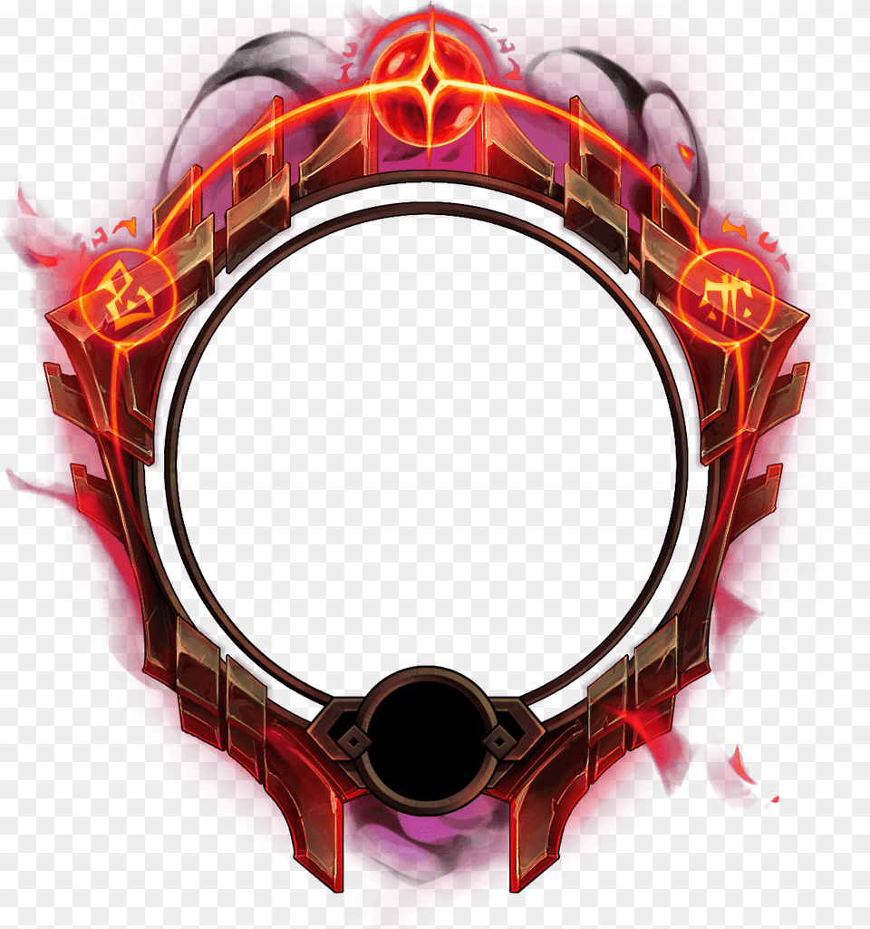 Summoner Icon Border Level 250 League Border, Light, Accessories, Purple, Neon Free Png