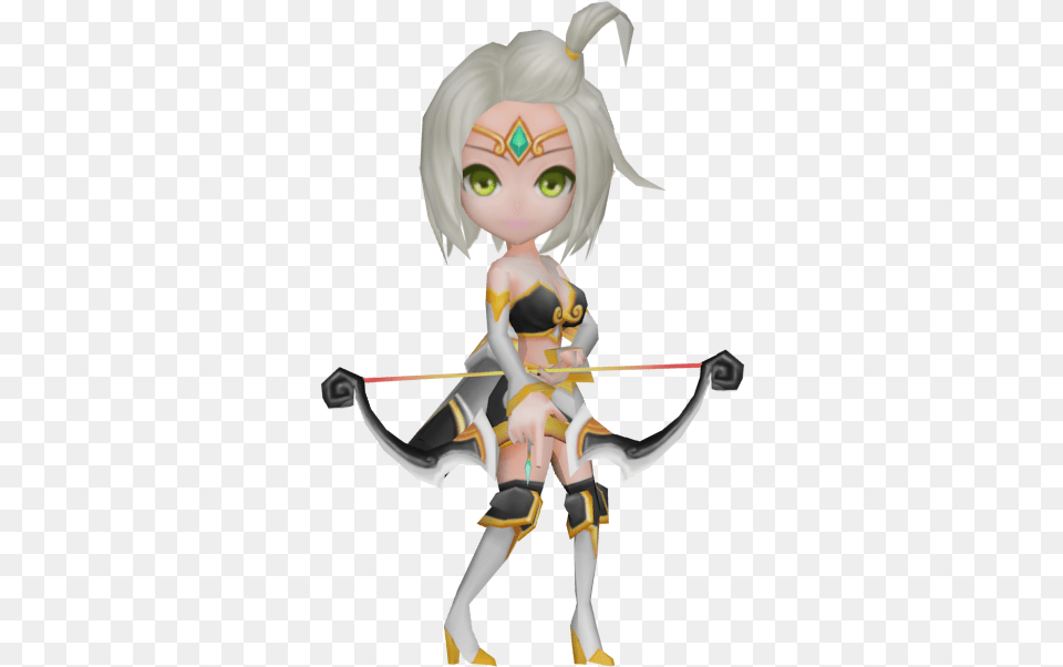 Summoners War Models, Baby, Person, Archery, Bow Free Png Download