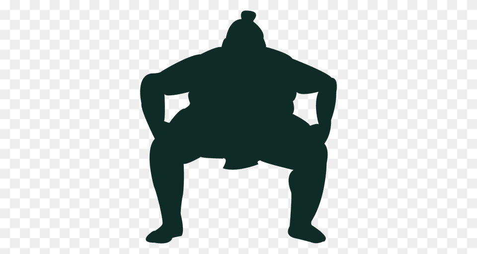 Sumo, Silhouette, Adult, Male, Man Free Png Download