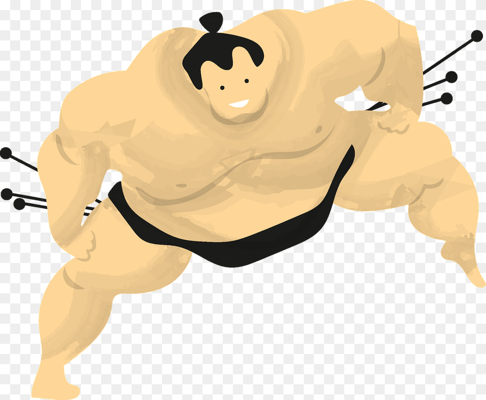 Sumo Clipart, Person, Sport, Wrestling, Animal Png Image