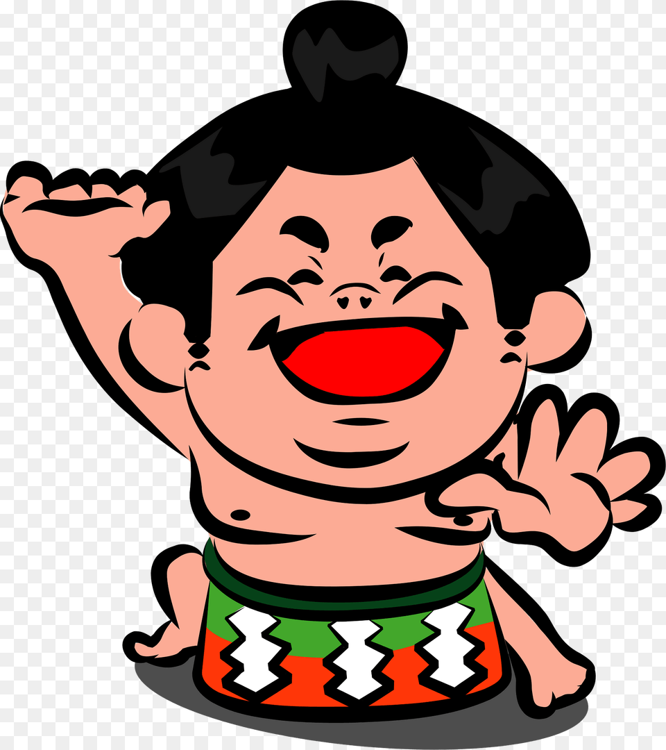 Sumo Wrestler Clipart, Baby, Person, Face, Head Free Png Download