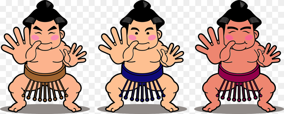 Sumo Wrestler Clipart, Person, Sport, Wrestling, Baby Png