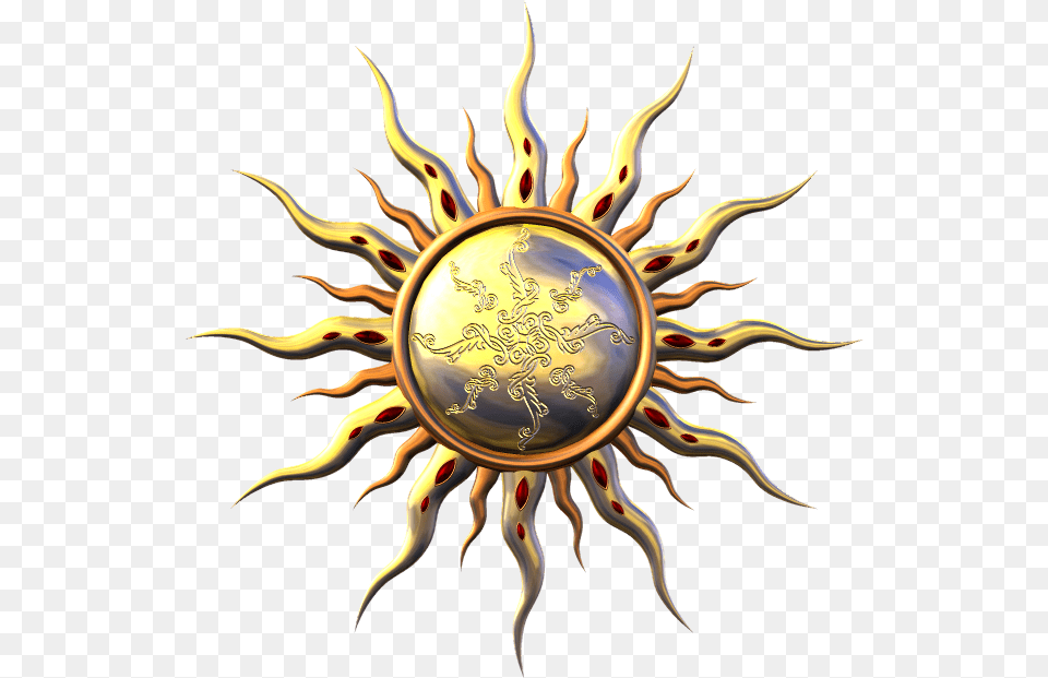 Sun, Gold, Emblem, Symbol, Accessories Png Image