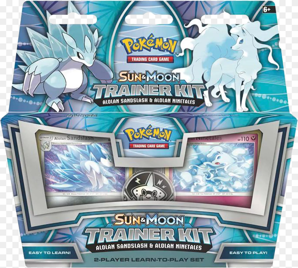 Sun Amp Moon Trainer Kit Alolan Sandslash Amp Alolan Ninetales Alolan Sandslash Trainer Kit, Advertisement, Poster, Tape, Animal Png