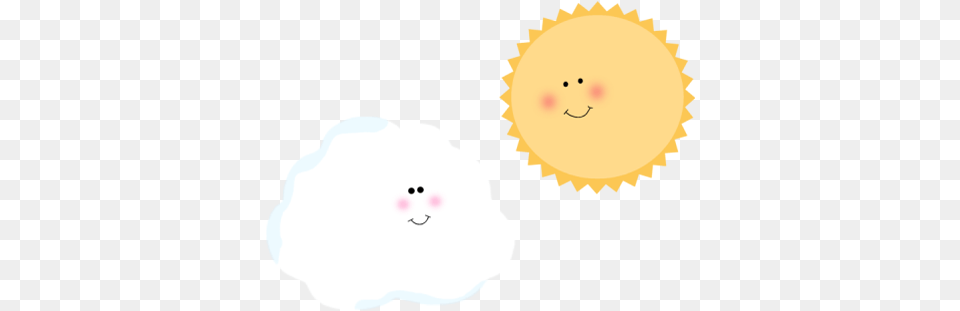 Sun And Cloud Clip Art Sun And Cloud Cute Sun And Clouds Clipart Transparent, Outdoors, Nature, Weather, Baby Png Image