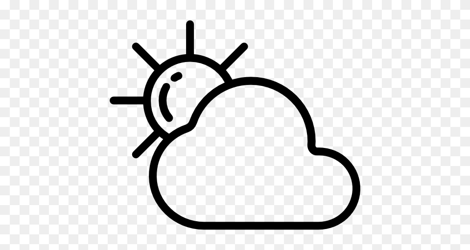 Sun And Clouds Black And White Transparent Sun And Clouds, Ammunition, Grenade, Weapon, Clothing Png Image