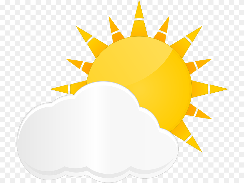 Sun And Clouds Clipart 27 Buy Clip Art Nepal Government Logo, Light, Nature, Outdoors, Sky Png Image