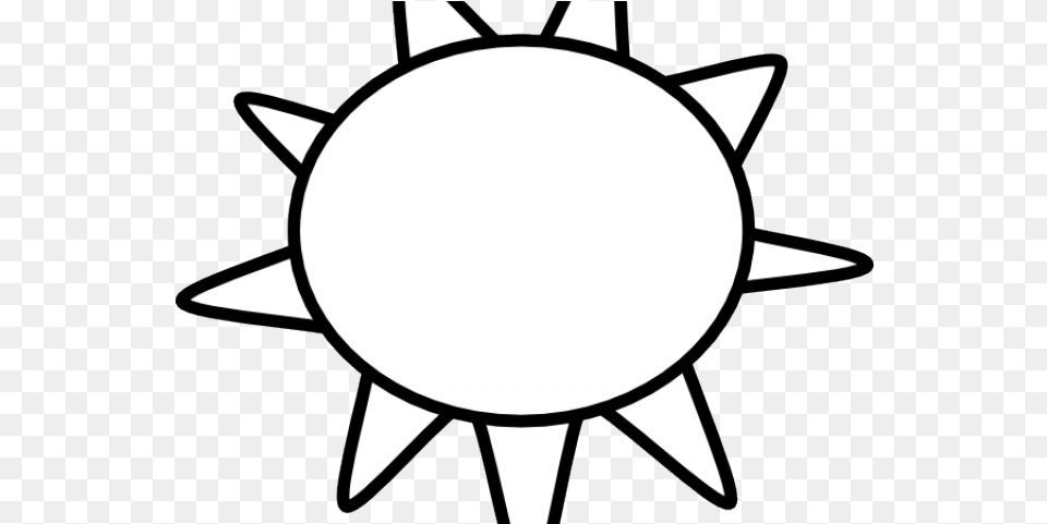 Sun And Clouds Clipart Black Sun Clipart Black And White Free Transparent Png