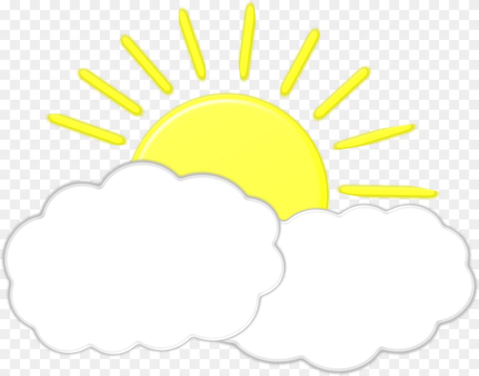 Sun And Clouds Clipart Sun With Clouds Clipart, Ball, Sport, Tennis, Tennis Ball Png Image