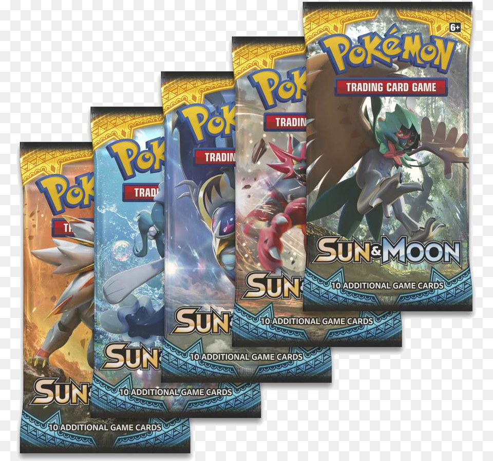 Sun And Moon Base Set Booster Pack, Book, Publication, Disk, Dvd Png Image