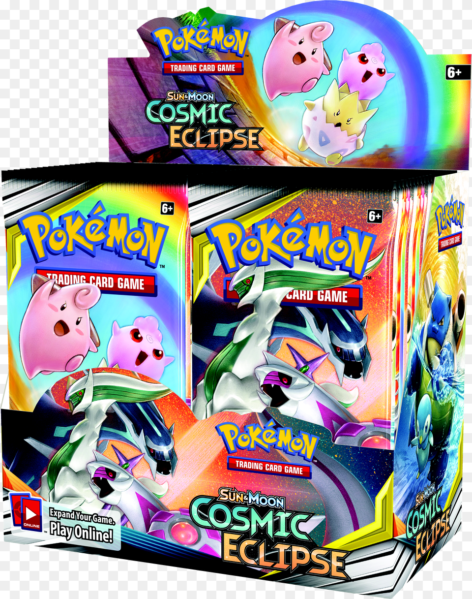 Sun And Moon Cosmic Eclipse Booster Box Pokemon Text Png