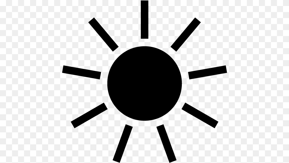 Sun And Moon Icon, Gray Png