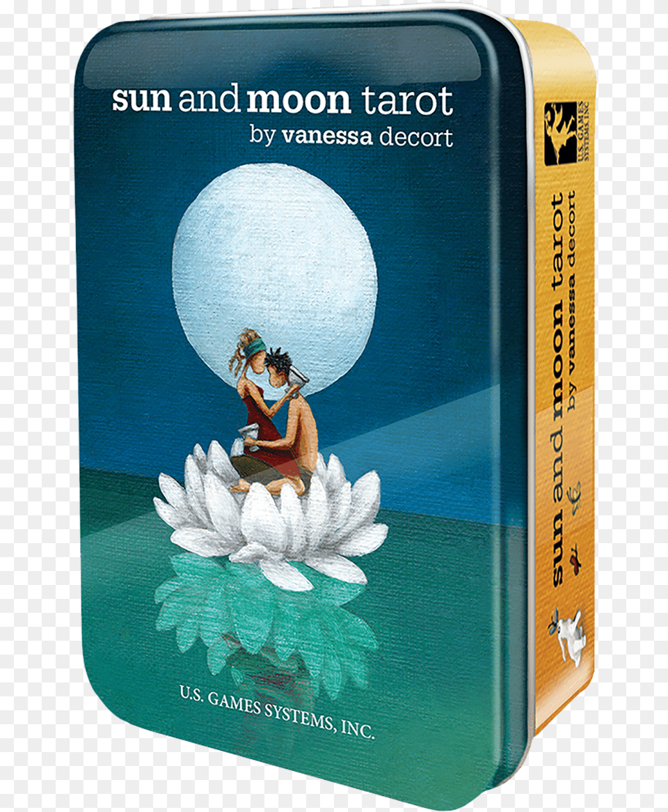 Sun And Moon In A Tin Sun And Moon Tarot By Vanessa Decort, Publication, Book, Adult, Person Free Png Download