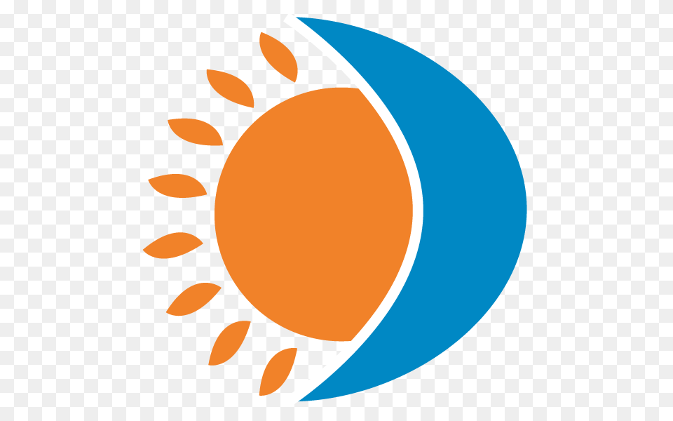 Sun And Moon Logos, Logo, Astronomy, Outdoors, Night Png Image
