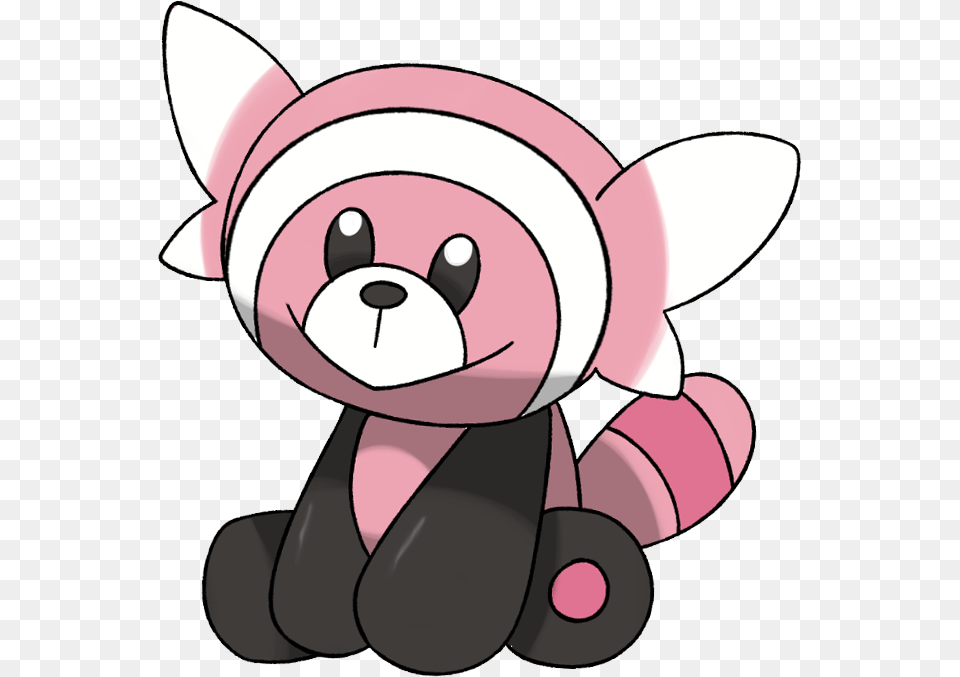 Sun And Moon Pink Pokemon, Plush, Toy Png Image