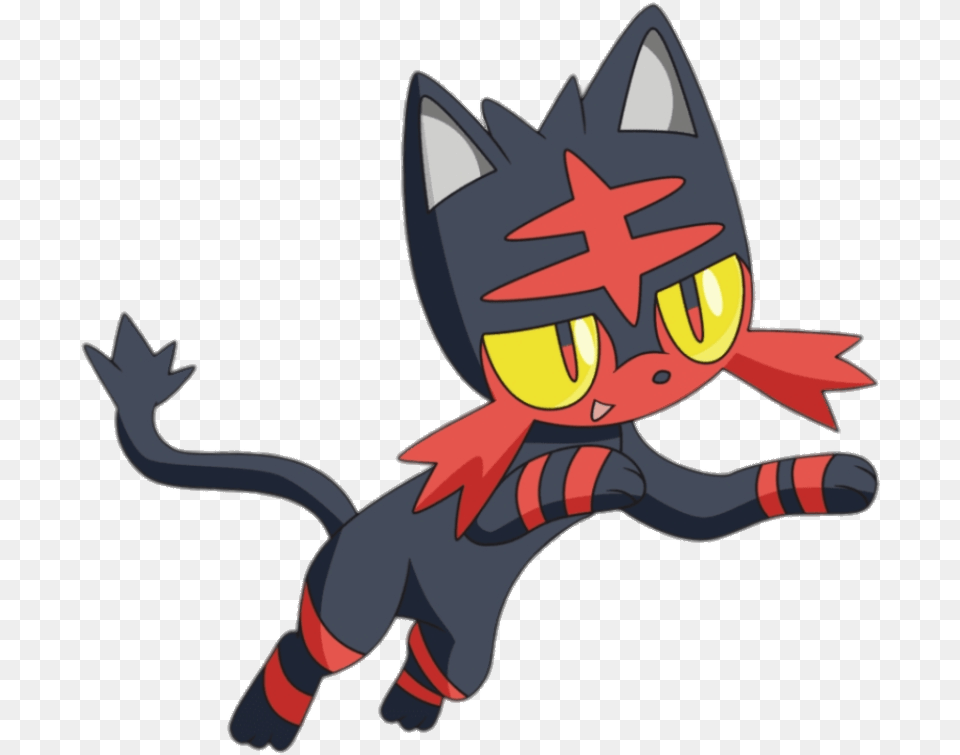 Sun And Moon Pokemon Litten, Animal, Kangaroo, Mammal, Book Free Png