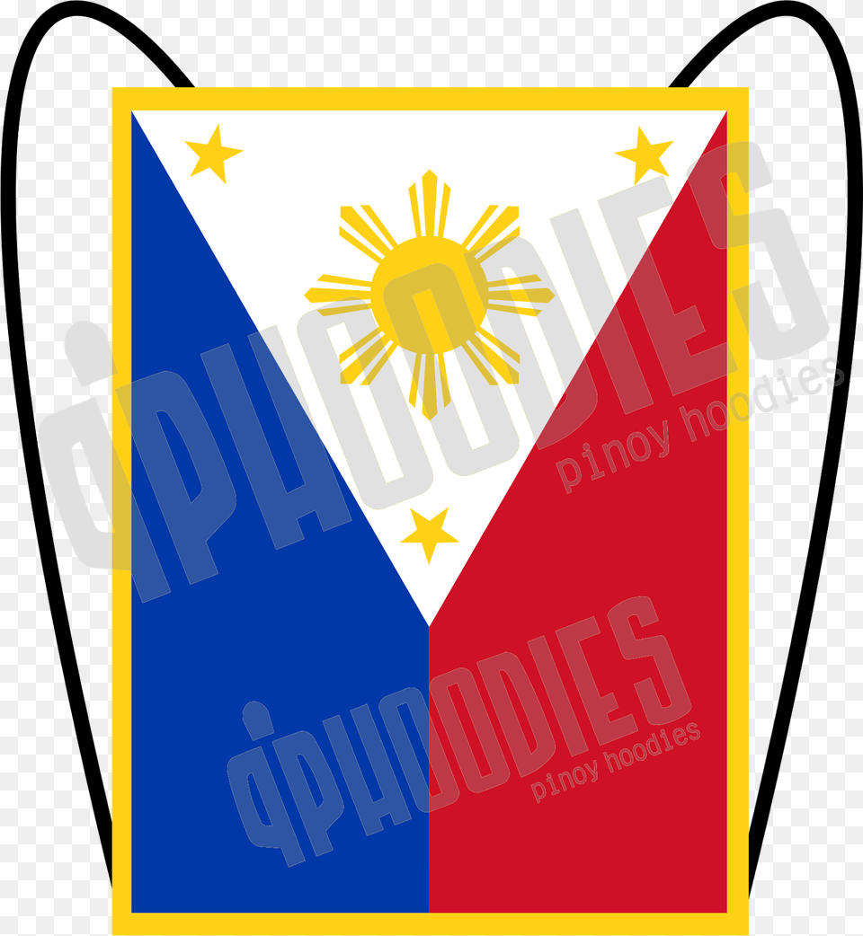 Sun And Three Stars And Quotanthem Phoodies Bag Philippine Flag Printable, Advertisement, Poster, Dynamite, Weapon Free Png Download