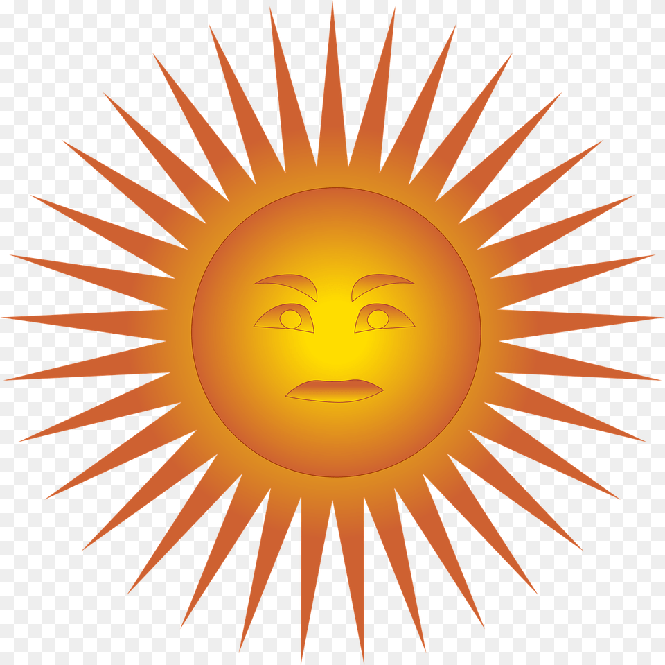 Sun Angry Face Made Red Heat Solar Explosion Portable Network Graphics, Nature, Outdoors, Sky, Art Free Png Download