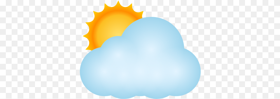 Sun Behind Cloud Icon Clip Art, Balloon, Nature, Outdoors, Sky Free Png