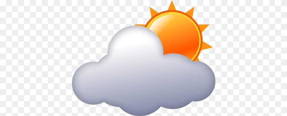 Sun Behind Cloud Sun And Cloud Emoji, Nature, Outdoors, Sky, Light Free Png