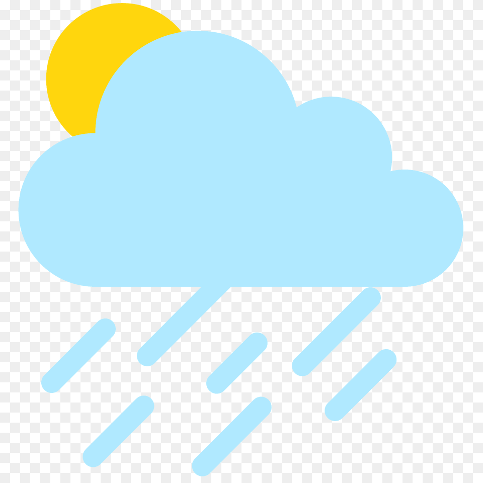 Sun Behind Rain Cloud Emoji Clipart, Cutlery, Leisure Activities, Person, Sport Png