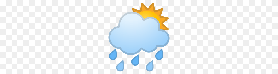 Sun Behind Rain Cloud Icon Noto Emoji Travel Places Iconset, Person, Leisure Activities, Water Sports, Water Png Image