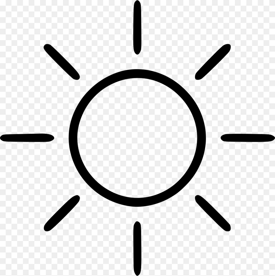 Sun Black And White Png