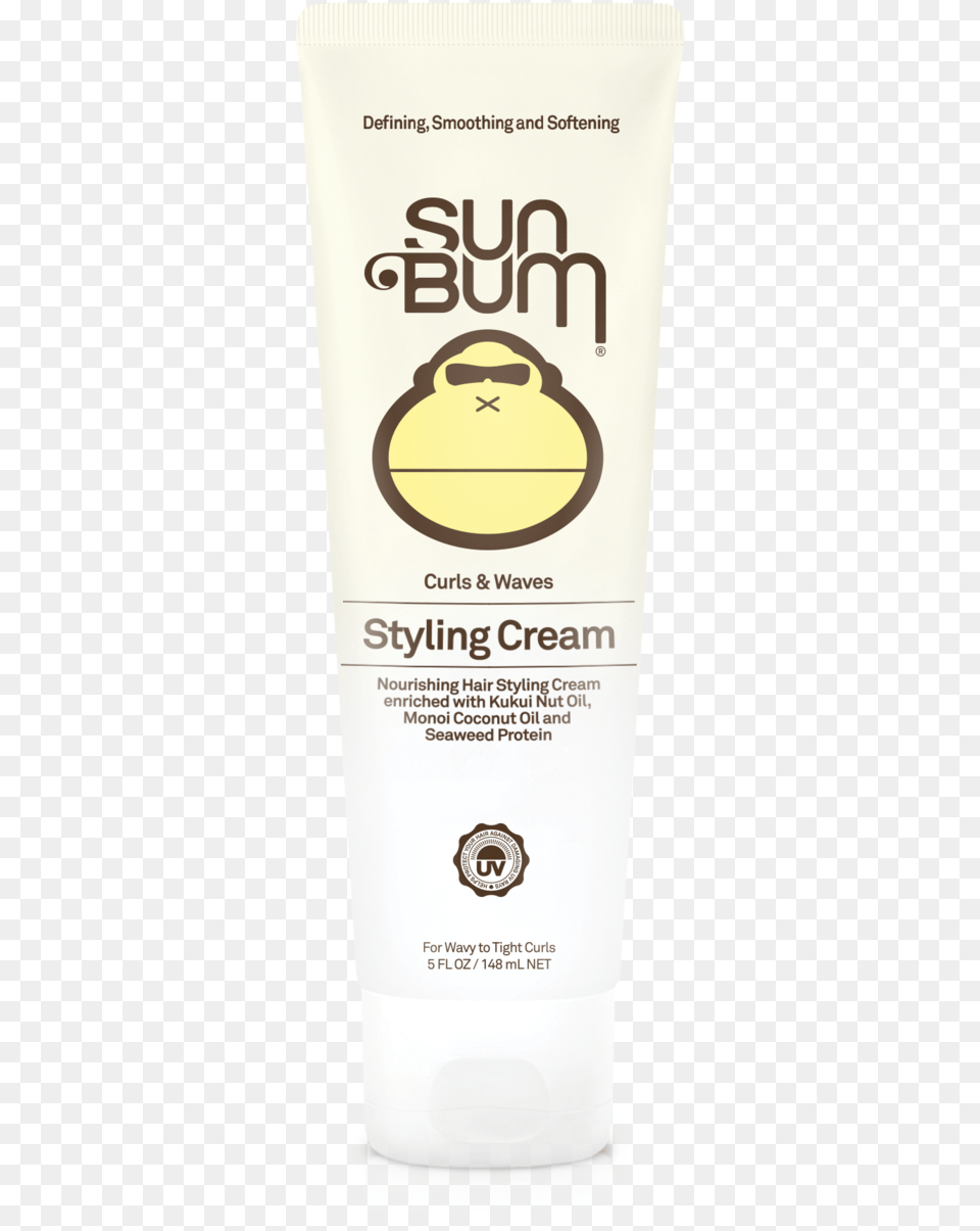 Sun Bum Curl Hair, Bottle, Lotion, Cosmetics, Sunscreen Free Png Download