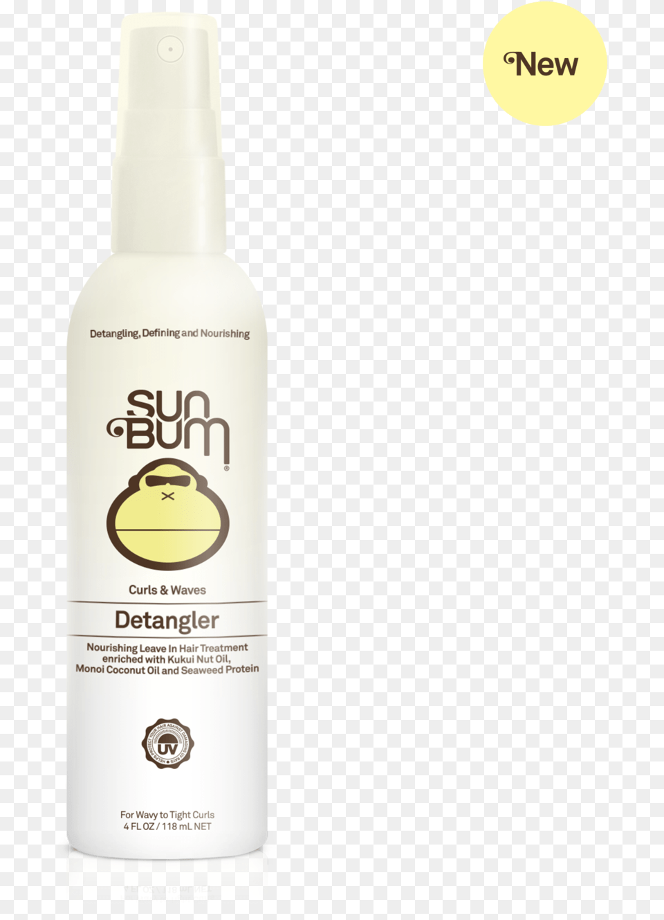 Sun Bum Hair Detangler, Bottle, Cosmetics, Perfume Png