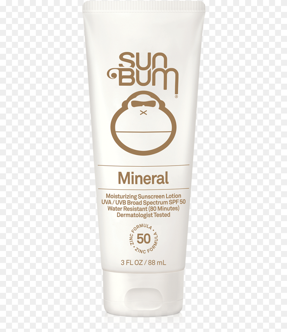 Sun Bum Mineral Sunscreen, Bottle, Cosmetics, Lotion Png Image