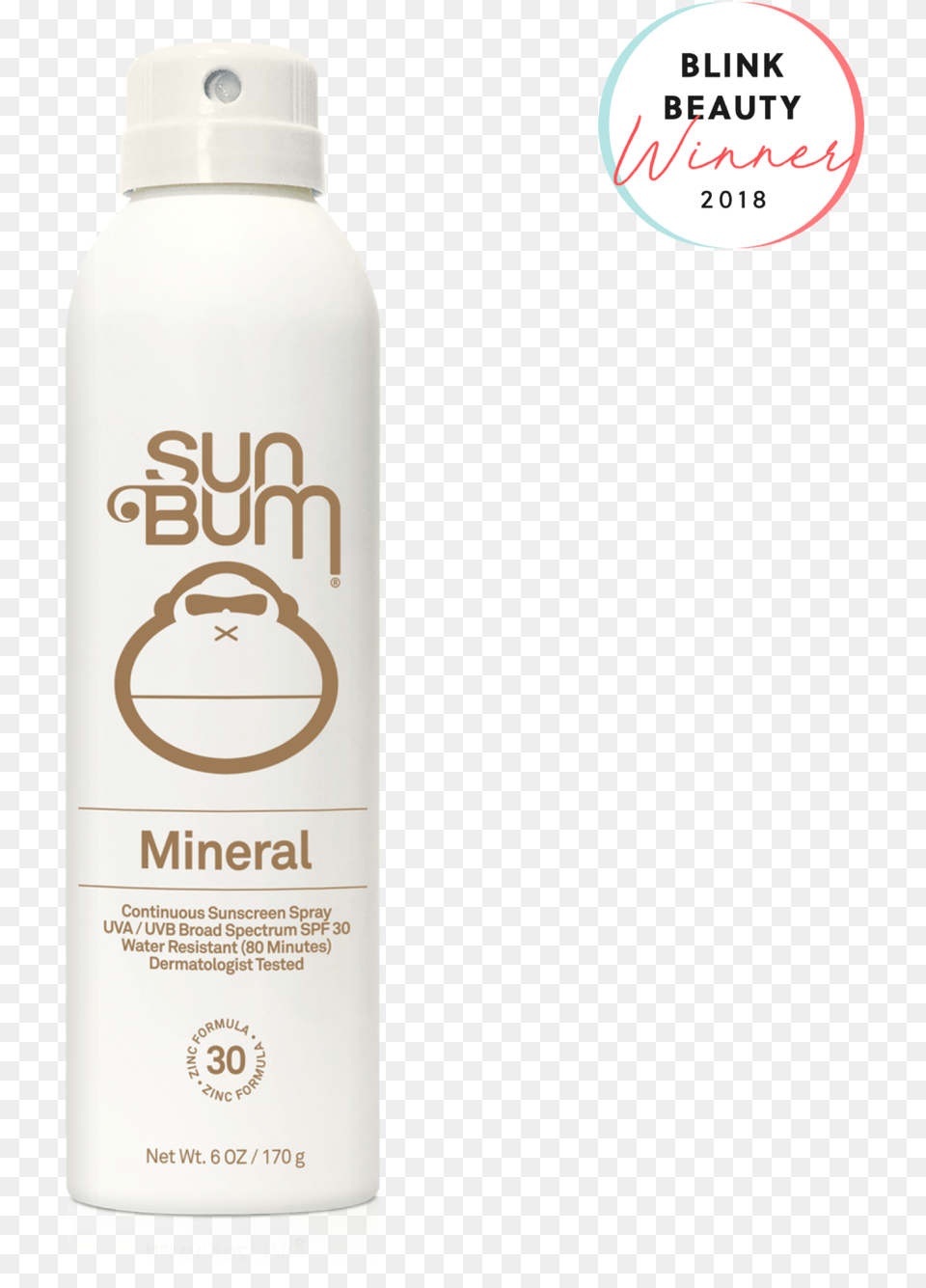 Sun Bum Mineral Sunscreen Spray, Bottle, Cosmetics, Shaker Free Png Download