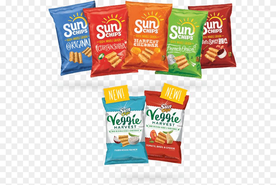 Sun Chips Different Sun Chip Flavors, Food, Snack Png Image