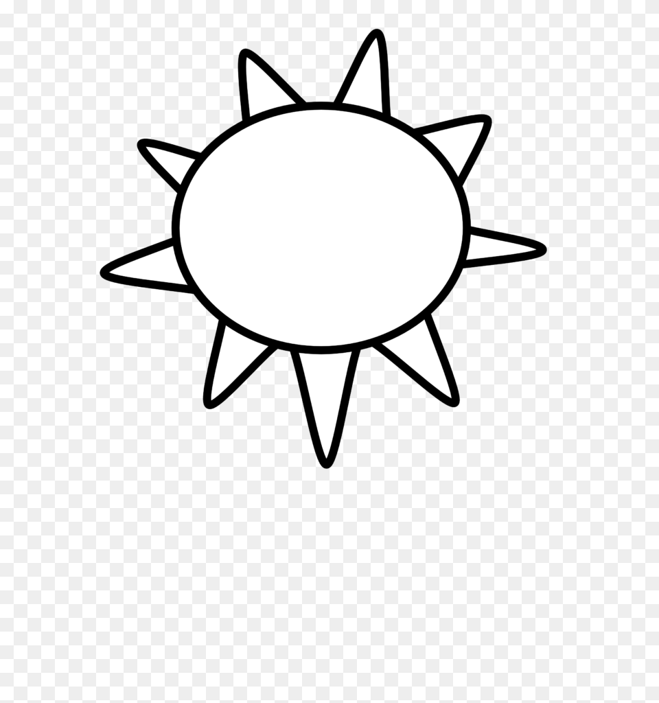 Sun Clip Art Black And White Outline Line Coloring Book Colouring, Animal, Fish, Sea Life, Shark Png