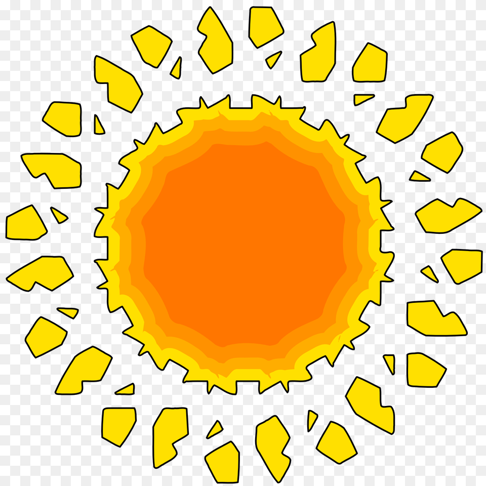 Sun Clipart, Flower, Plant, Sunflower, Petal Png Image