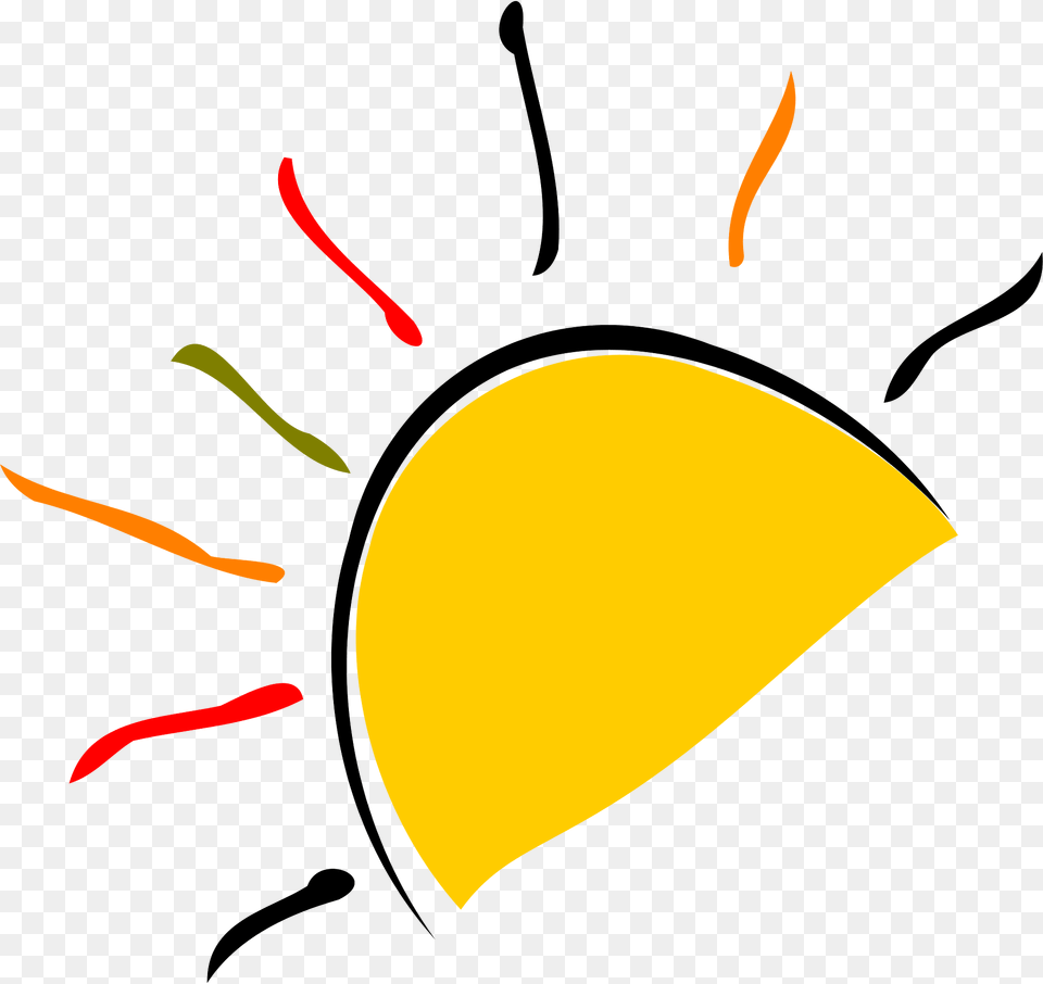 Sun Clipart, Hat, Clothing, Produce, Fruit Png Image