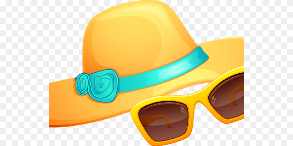 Sun Clipart Clipart Beach Clipart Of Cloth For Summer Season, Clothing, Hat, Sun Hat, Accessories Free Png Download
