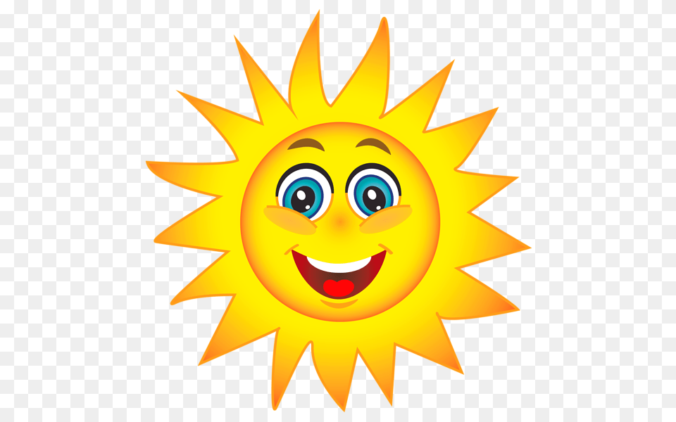 Sun Clipart Eee Mojiii Sun Smiley And Clip Art, Face, Person, Head, Outdoors Free Png Download