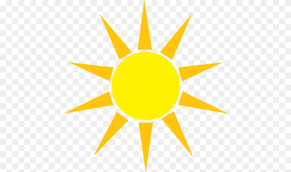 Sun Clipart To Decorate For Parties Craft Projects Car, Nature, Outdoors, Sky, Gold Png Image
