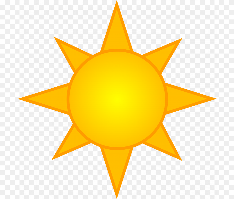 Sun Clipart Transparent Background Download, Nature, Outdoors, Sky, Symbol Free Png