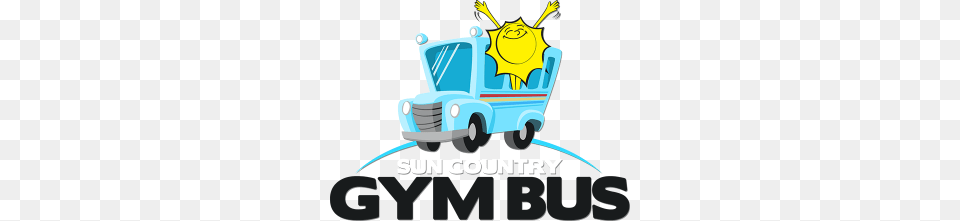 Sun Country Sports Gym Bus Reaching For The Stars With Sunny, Bulldozer, Machine, Grass, Lawn Free Transparent Png