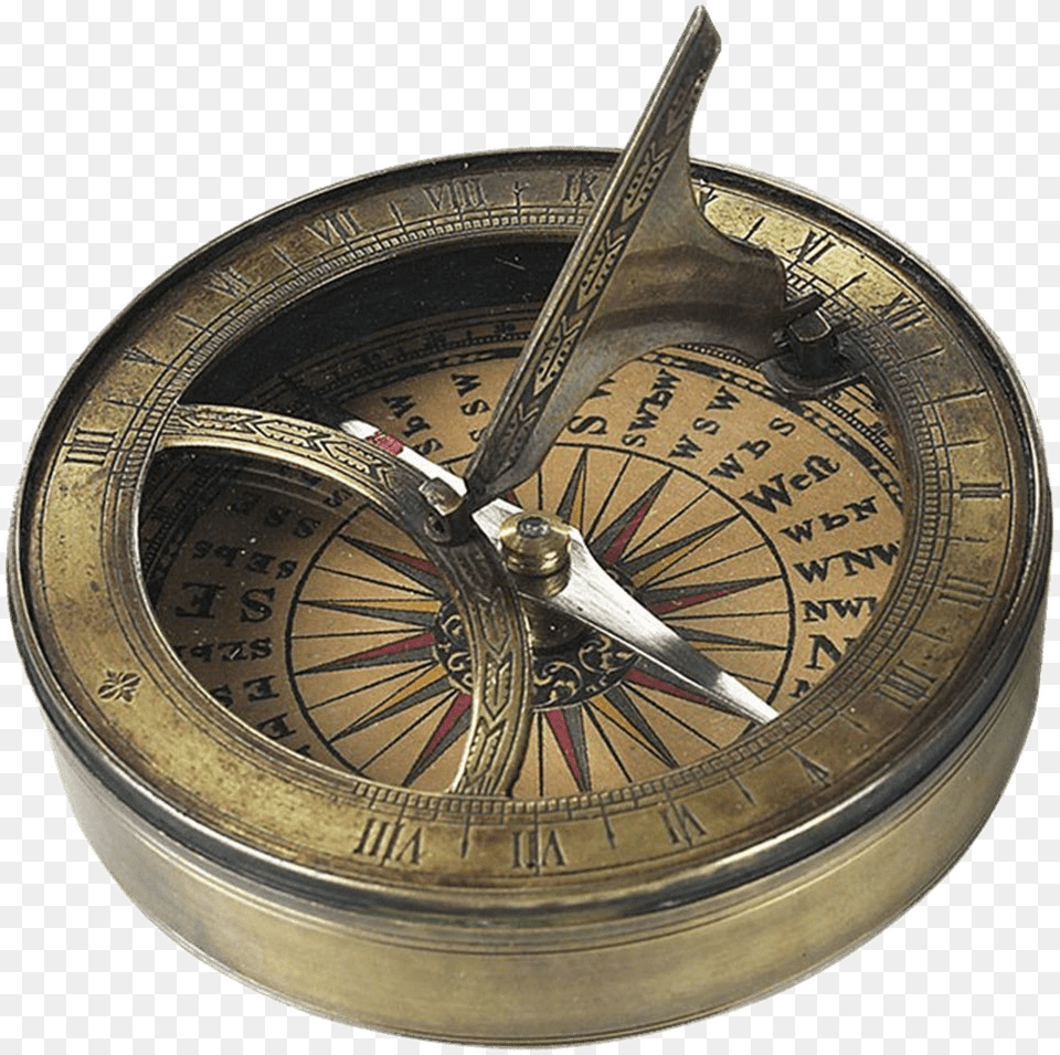 Sun Dial And Compass Clip Arts Sundial Compass, Wristwatch Free Png