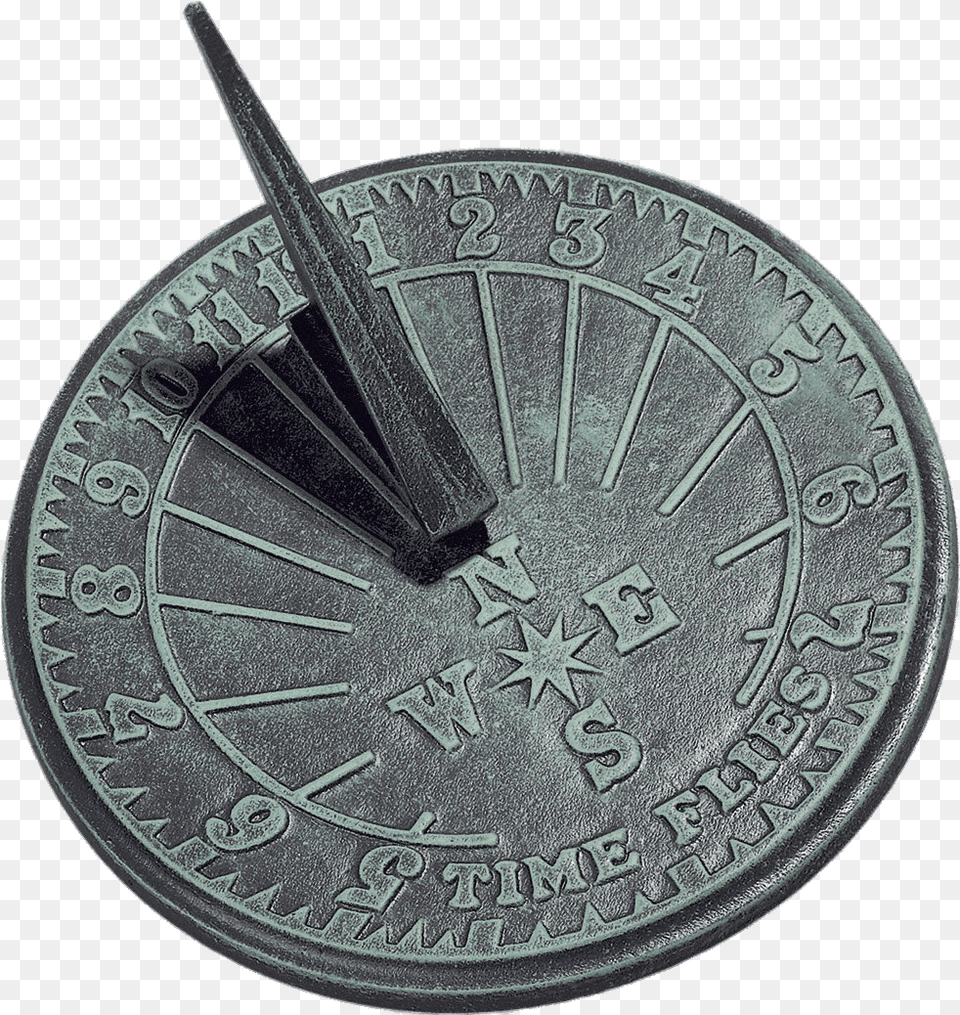 Sun Dial Time Flies, Sundial Free Png Download